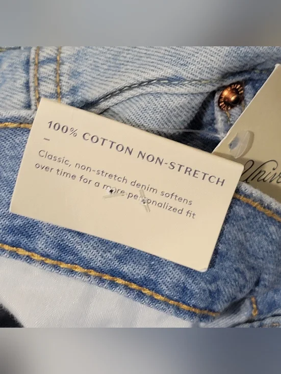 NWT Universal Thread Super Wide Leg Light Wash Jeans 100% Cotton Plus Size 16 - Picture 8 of 16